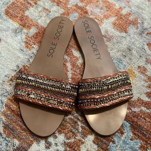 Sole Society Flat Sandals  